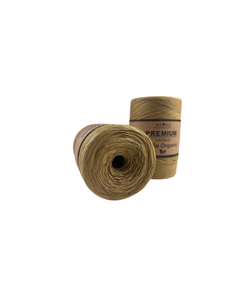 Raffia Premium Yarns Raffia Organic cookie color (03) Raffia Premium Yarns Raffia Organic cookie color (03)