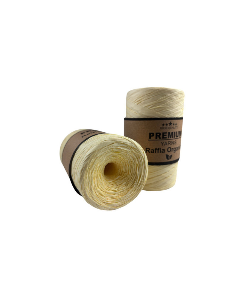 Raffia Premium Yarns Raffia Organic vanilla cream (24) Raffia Premium Yarns Raffia Organic vanilla cream (24)