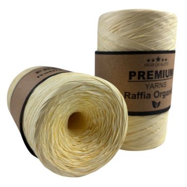 Рафія Premium Yarns Raffia Organic ванільний крем (24)
