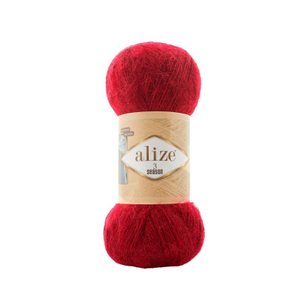 Yarn Alize 3 Seasons red (56)