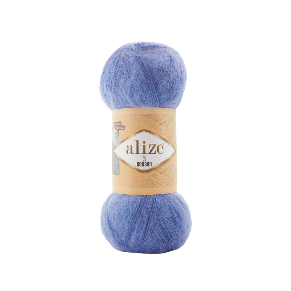 Пряжа Alize 3 Seasons голубой (40) Пряжа Alize 3 Seasons голубой (40)