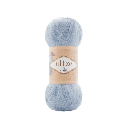 Пряжа Alize 3 Seasons сірий (21)