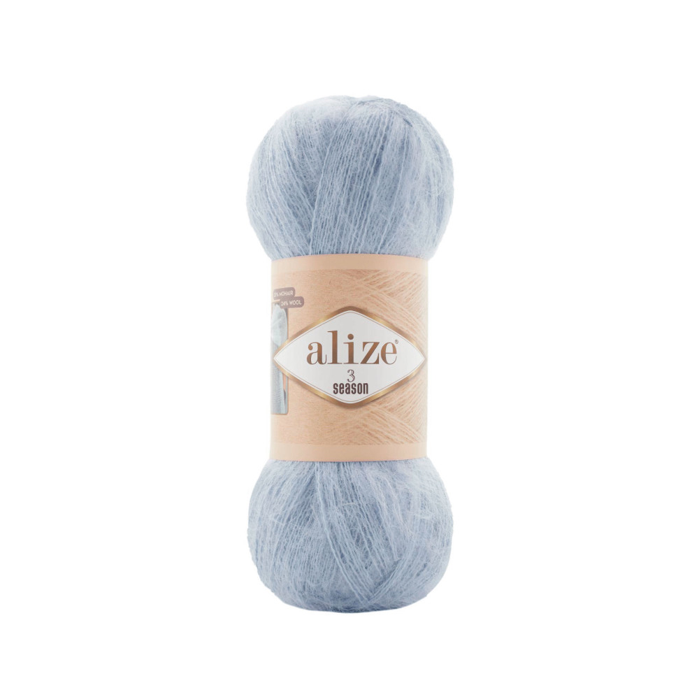 Пряжа Alize 3 Seasons сірий (21)