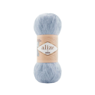 Пряжа Alize 3 Seasons серый (21)