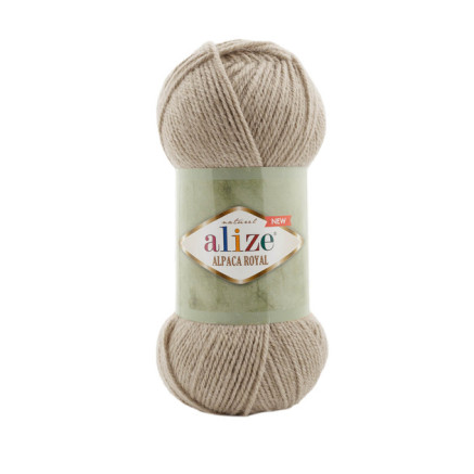 Yarn Alize Alpaca Royal New ecru melange (695)