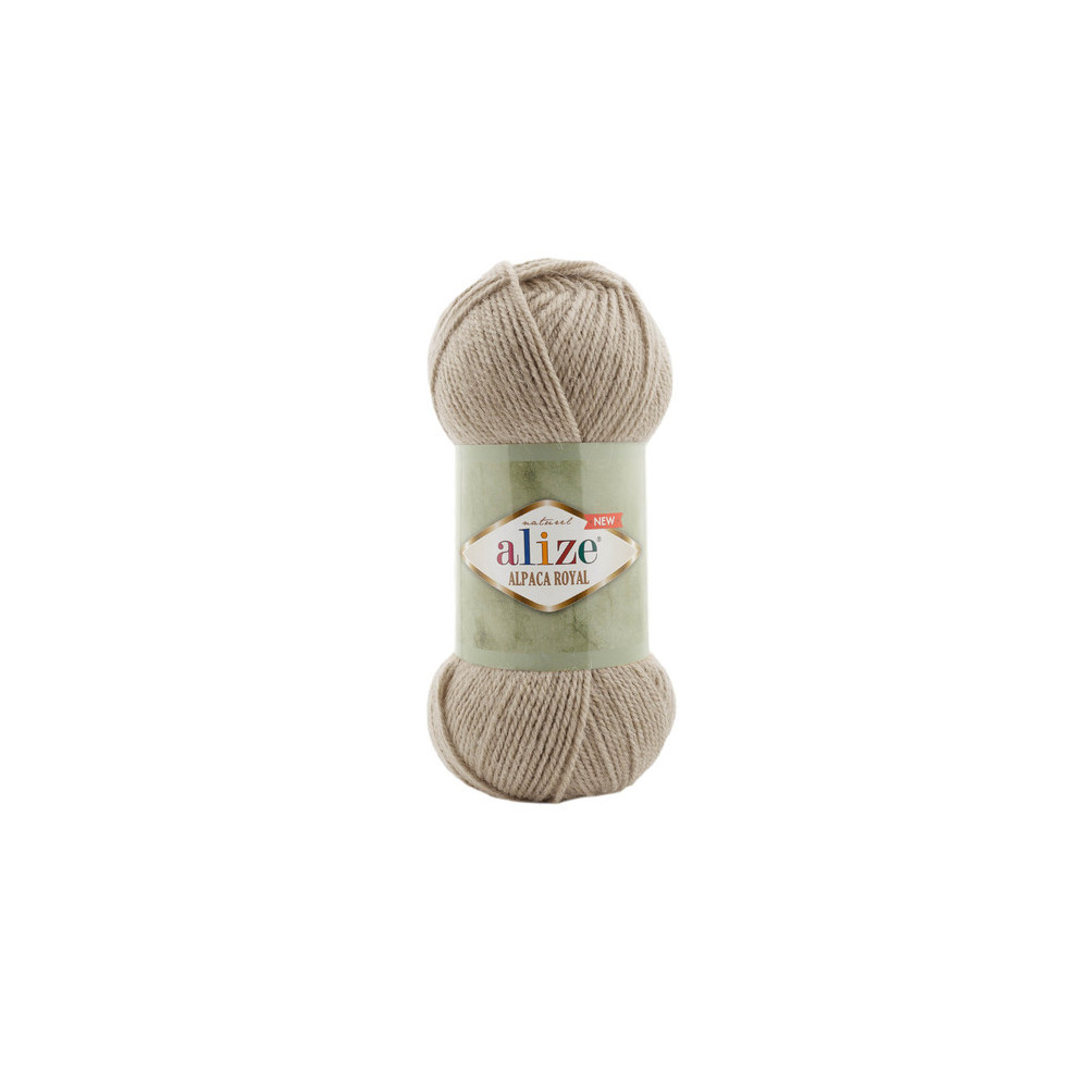 Пряжа Alize Alpaca Royal New екрю меланж (695)