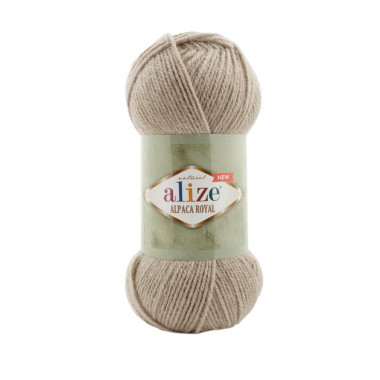Пряжа Alize Alpaca Royal New екрю меланж (695)