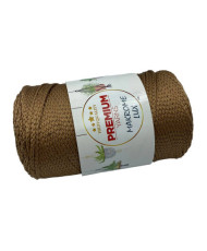 Polypropylene cord Macrame Lux,milk chocolate (833)
