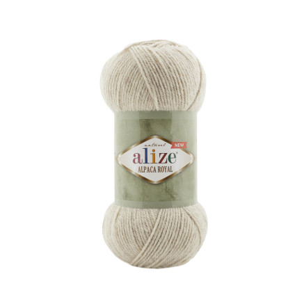 Пряжа Alize Alpaca Royal New бежевый меланж (152)
