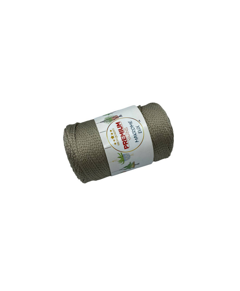 Polypropylene cord Macrame Lux, mocha (849) Polypropylene cord Macrame Lux, mocha (849)