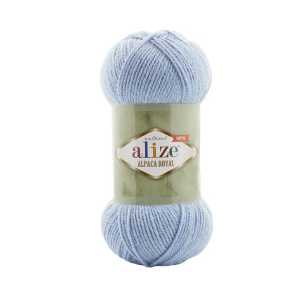 Пряжа Alize Alpaca Royal New блакитний місяць (356)