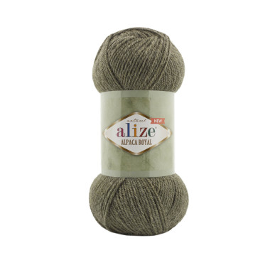 Пряжа Alize Alpaca Royal New хаки (577)