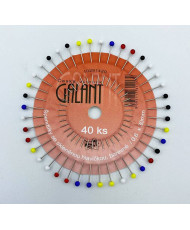 Galant 40pcs basting pins with colored head