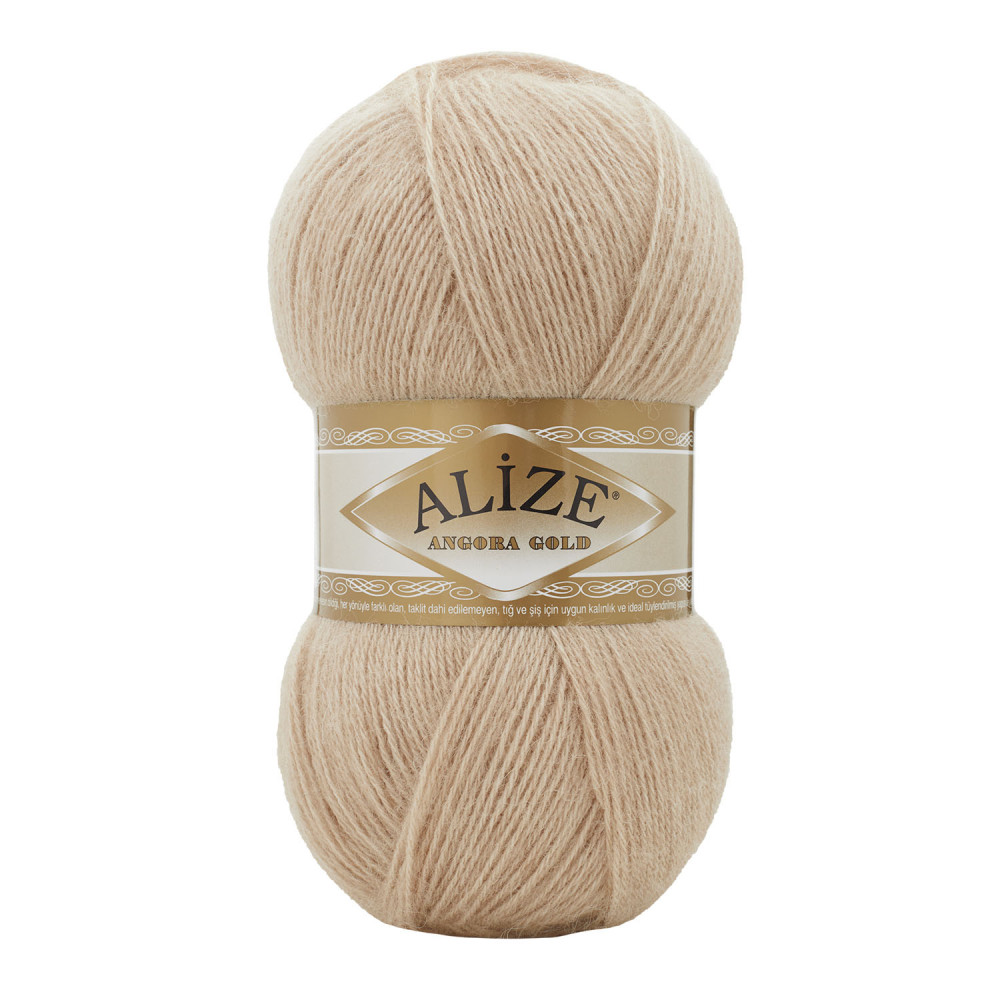 Пряжа Alize Angora Gold бежевий (524)