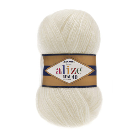 Yarn Alize Angora Real 40 pearl (450)