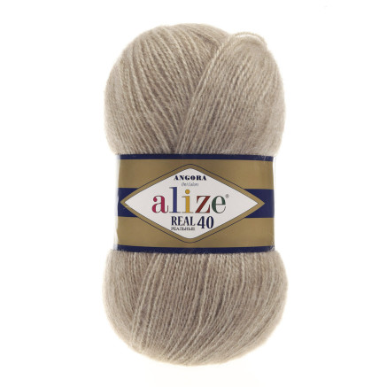 Yarn Alize Angora Real 40 beige melange (152)