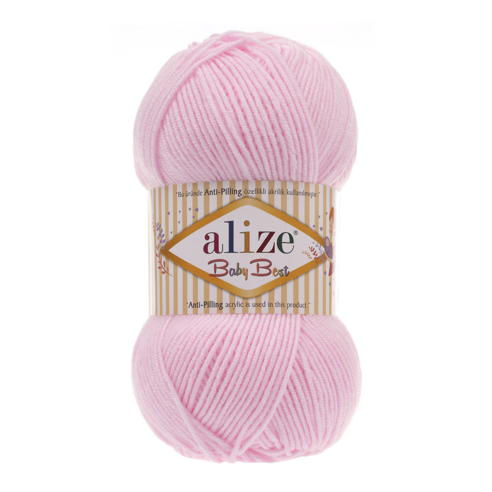 Пряжа Alize Baby Best нежно-розовый (185) Пряжа Alize Baby Best нежно-розовый (185)