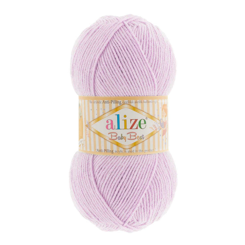 Yarn Alize Baby Best light purple (27) Yarn Alize Baby Best light purple (27)