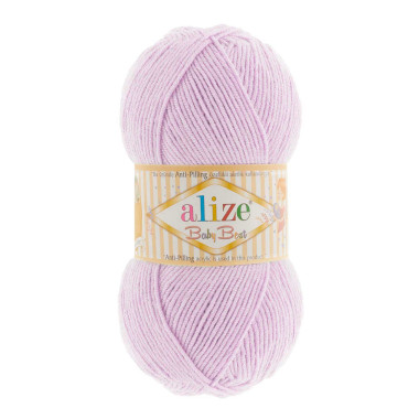 Yarn Alize Baby Best light purple (27)