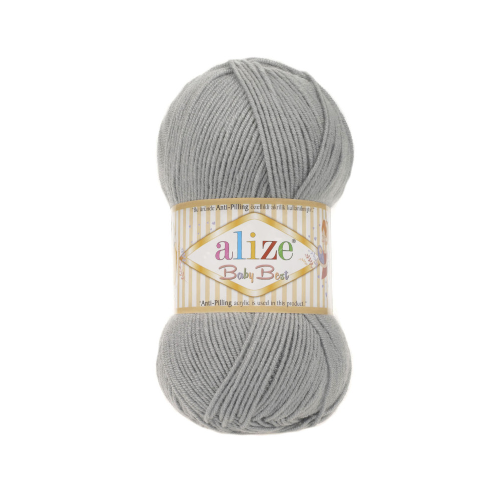 Yarn Alize Baby Best gray (344) Yarn Alize Baby Best gray (344)