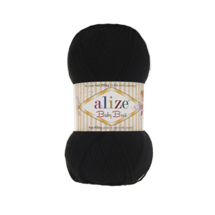 Yarn Alize Baby Best black (60)