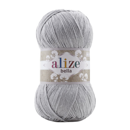 Yarn Alize Bella light gray (21)