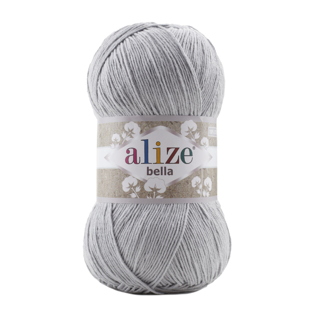 Пряжа Alize Bella светло-серый (21) Пряжа Alize Bella светло-серый (21)
