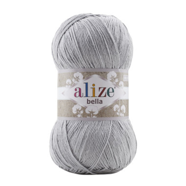 Yarn Alize Bella light gray (21)