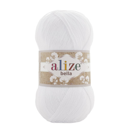 Yarn Alize Bella white (55)