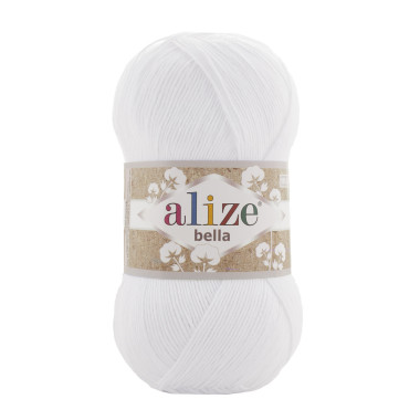 Yarn Alize Bella white (55)