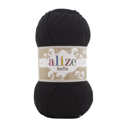 Пряжа Alize Bella чорний (60)