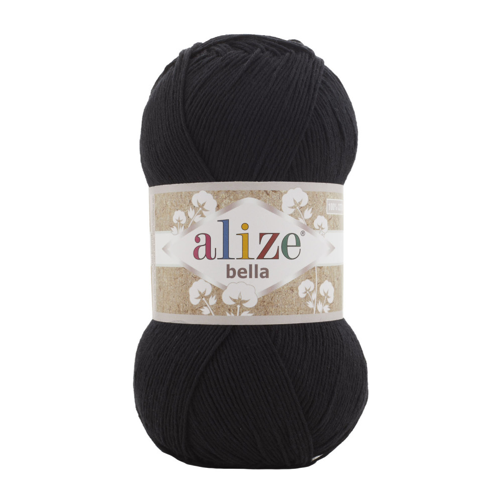 Пряжа Alize Bella чорний (60) Пряжа Alize Bella чорний (60)