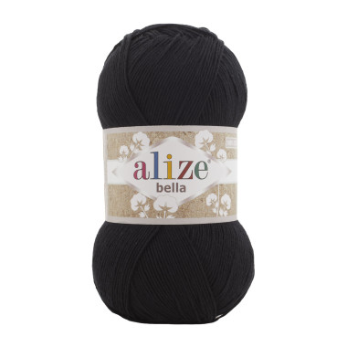 Пряжа Alize Bella чорний (60)