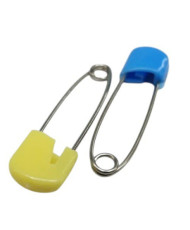 Safety pin yellow 4 cm
