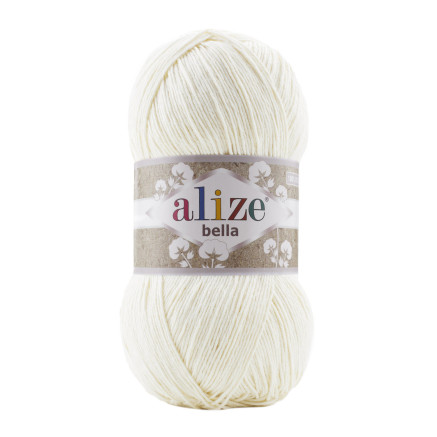 Пряжа Alize Bella молоко (62)