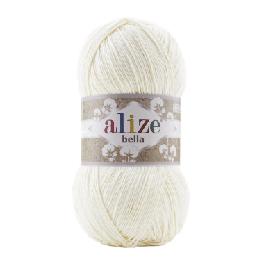 Пряжа Alize Bella молоко (62)
