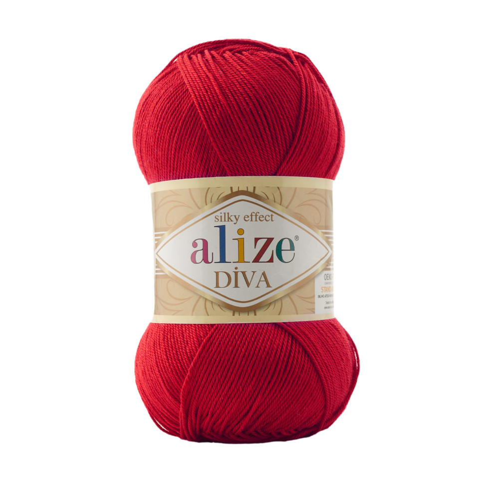 Yarn Alize Diva red (106) Yarn Alize Diva red (106)