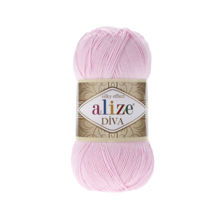 Yarn Alize Diva pastel pink (185)
