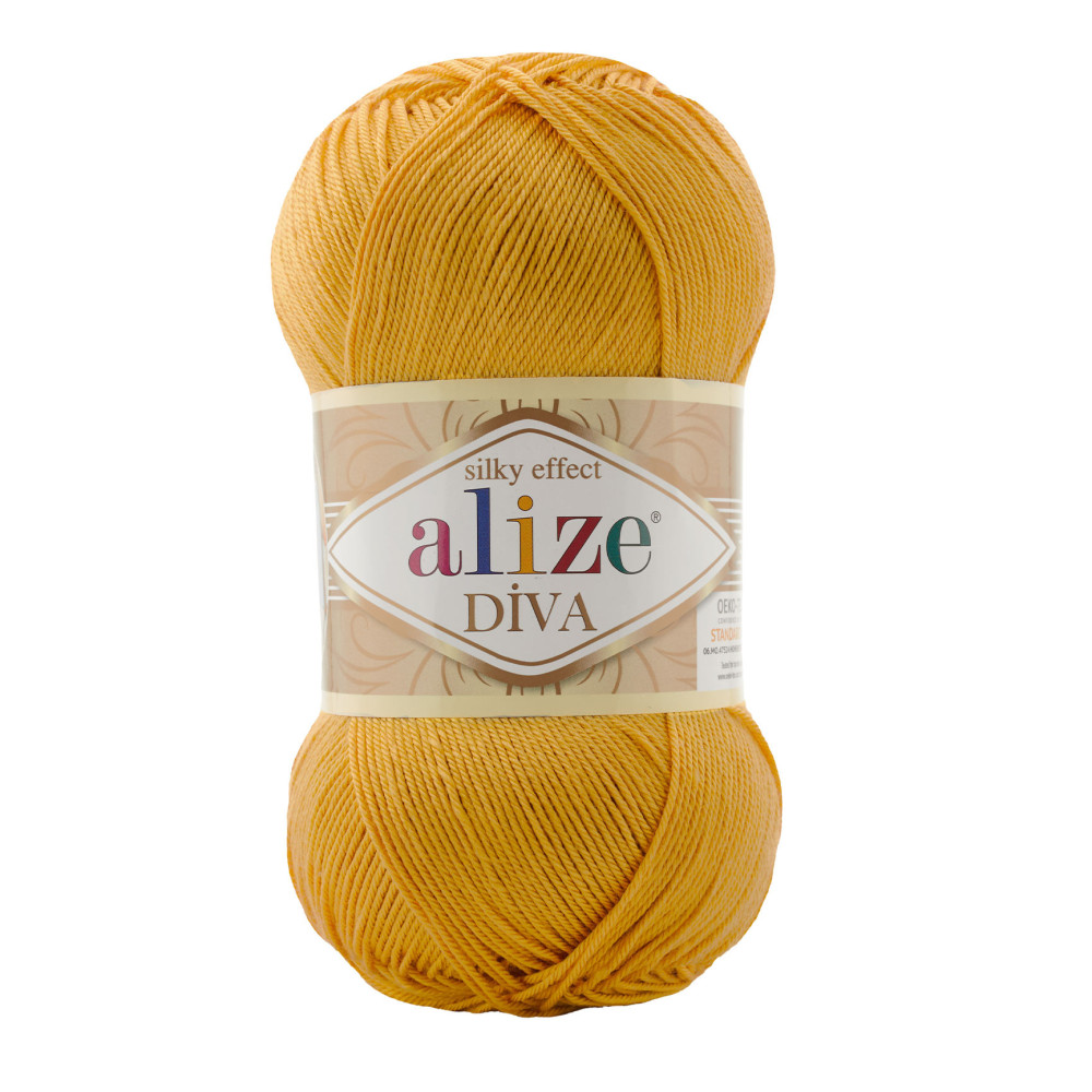 Пряжа Alize Diva шафран (488) Пряжа Alize Diva шафран (488)