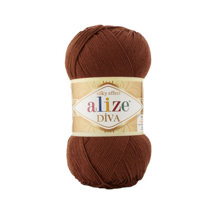 Yarn Alize Diva chocolate (690)