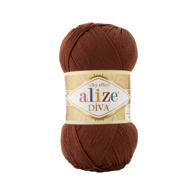 Yarn Alize Diva chocolate (690)