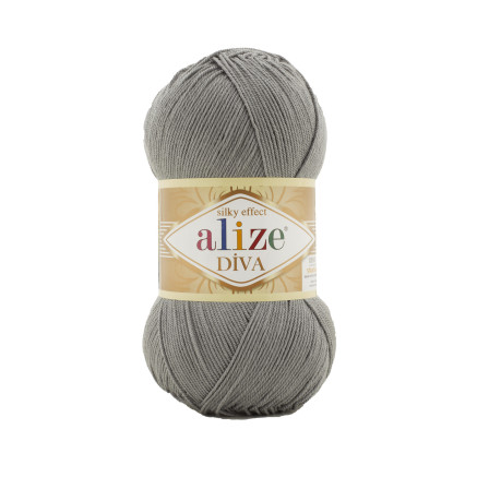 Yarn Alize Diva steel (87)