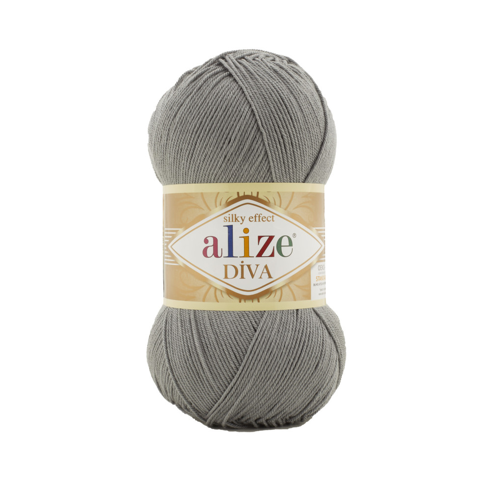 Пряжа Alize Diva сталевий (87) Пряжа Alize Diva сталевий (87)