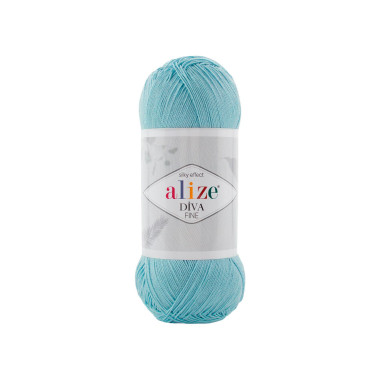 Пряжа Alize Diva Fine тиффани (376)