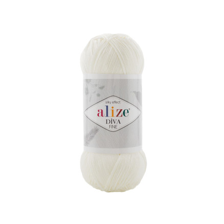 Yarn Alize Diva Fine pearl (450)