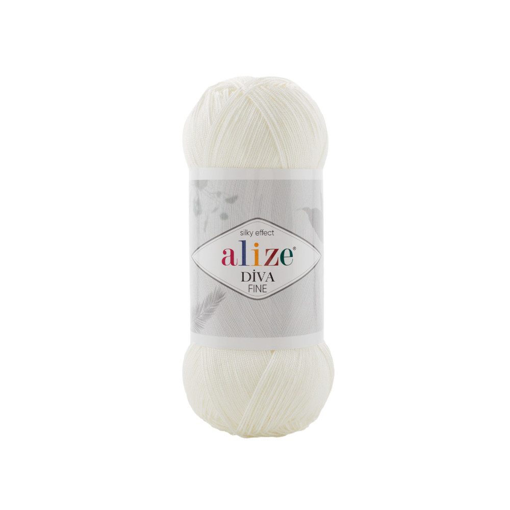 Пряжа Alize Diva Fine перлинний (450) Пряжа Alize Diva Fine перлинний (450)