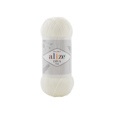 Пряжа Alize Diva Fine перлинний (450)