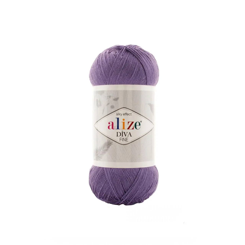 Пряжа Alize Diva Fine сиреневый (84) Пряжа Alize Diva Fine сиреневый (84)