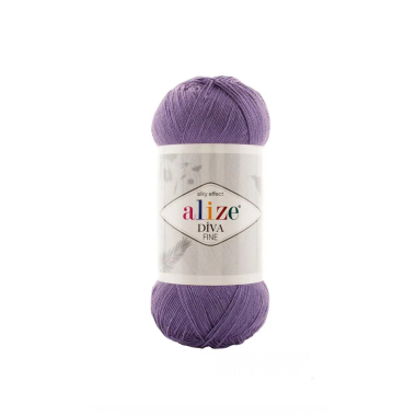 Пряжа Alize Diva Fine сиреневый (84)