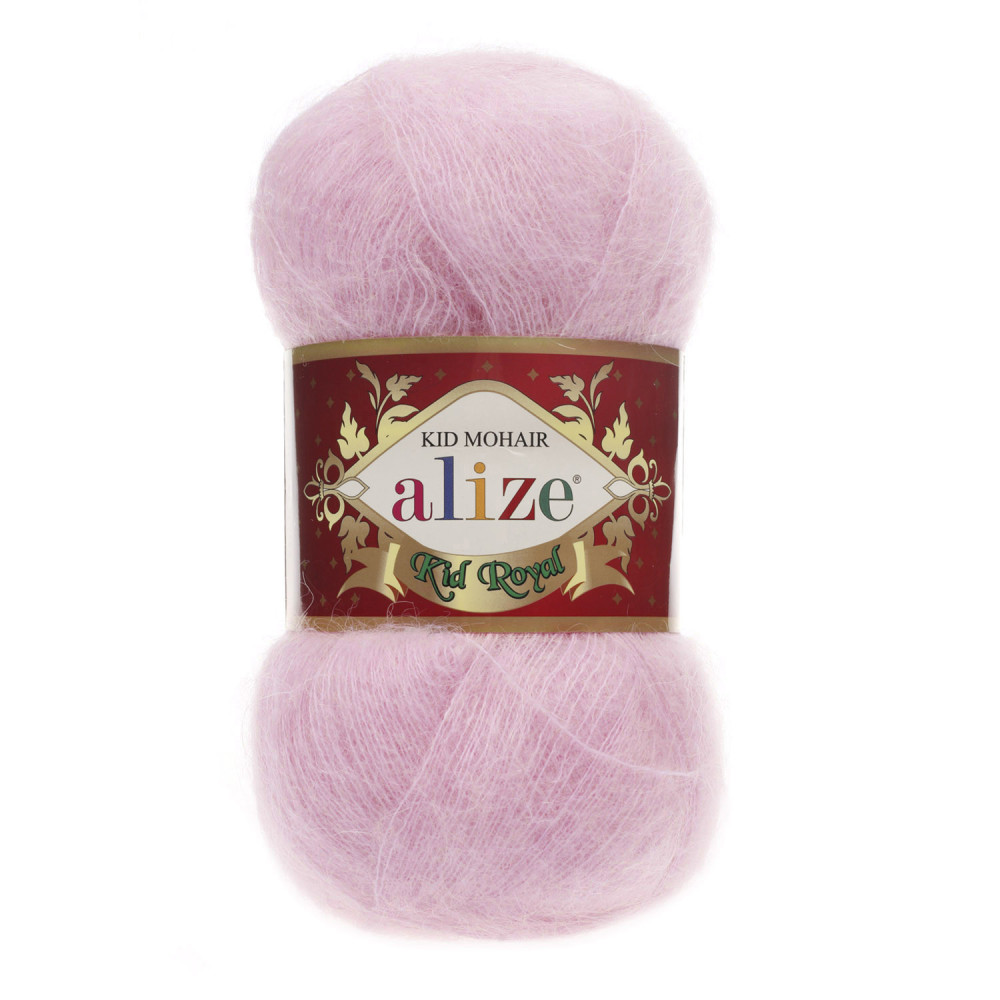 Yarn Alize Kid Royal 50 soft pink (143) Yarn Alize Kid Royal 50 soft pink (143)
